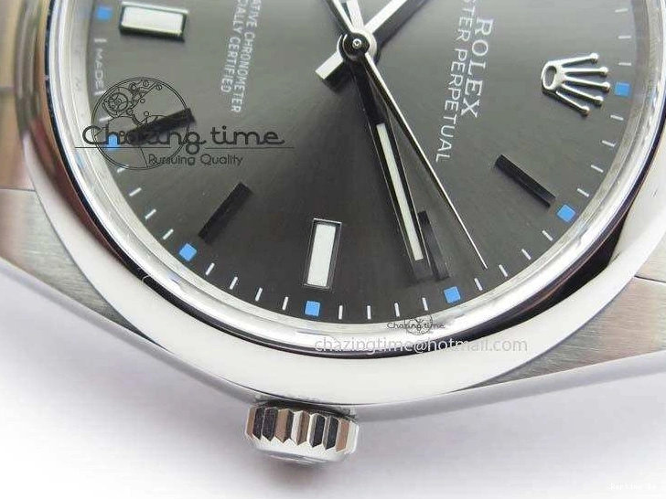 1219 Premium Oyster Perpetual 39mm 114300 JF 1:1 Best Edition Gray Dial On SS Bracelet SA 3795